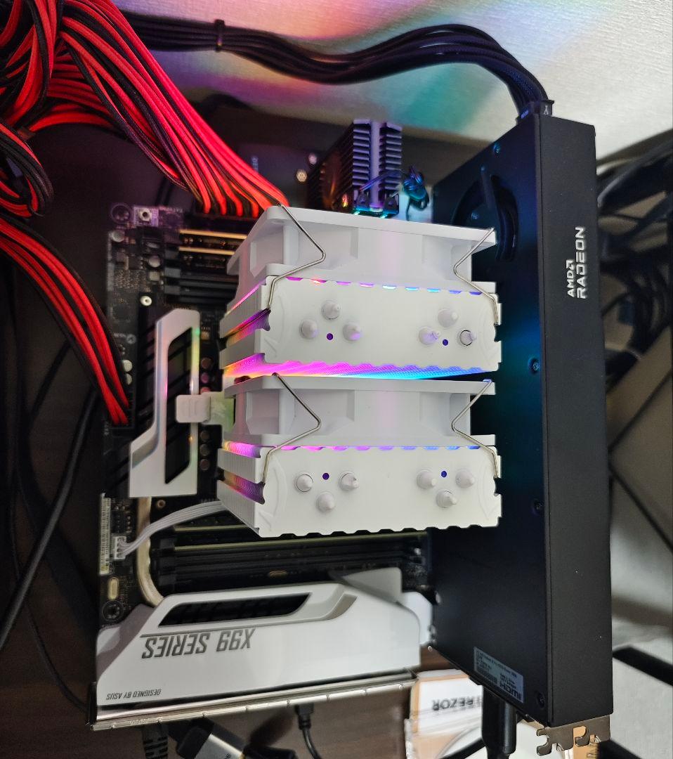 マザーボード ASUS X99 + i7-5820K + Heat Sink + RAM