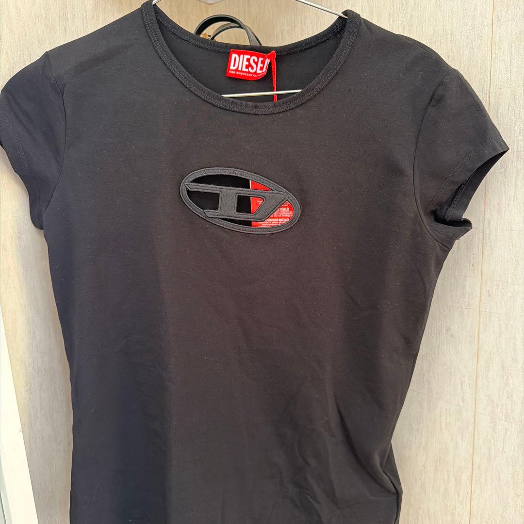 DIESEL ブラック Tシャツ 新品タグ付き