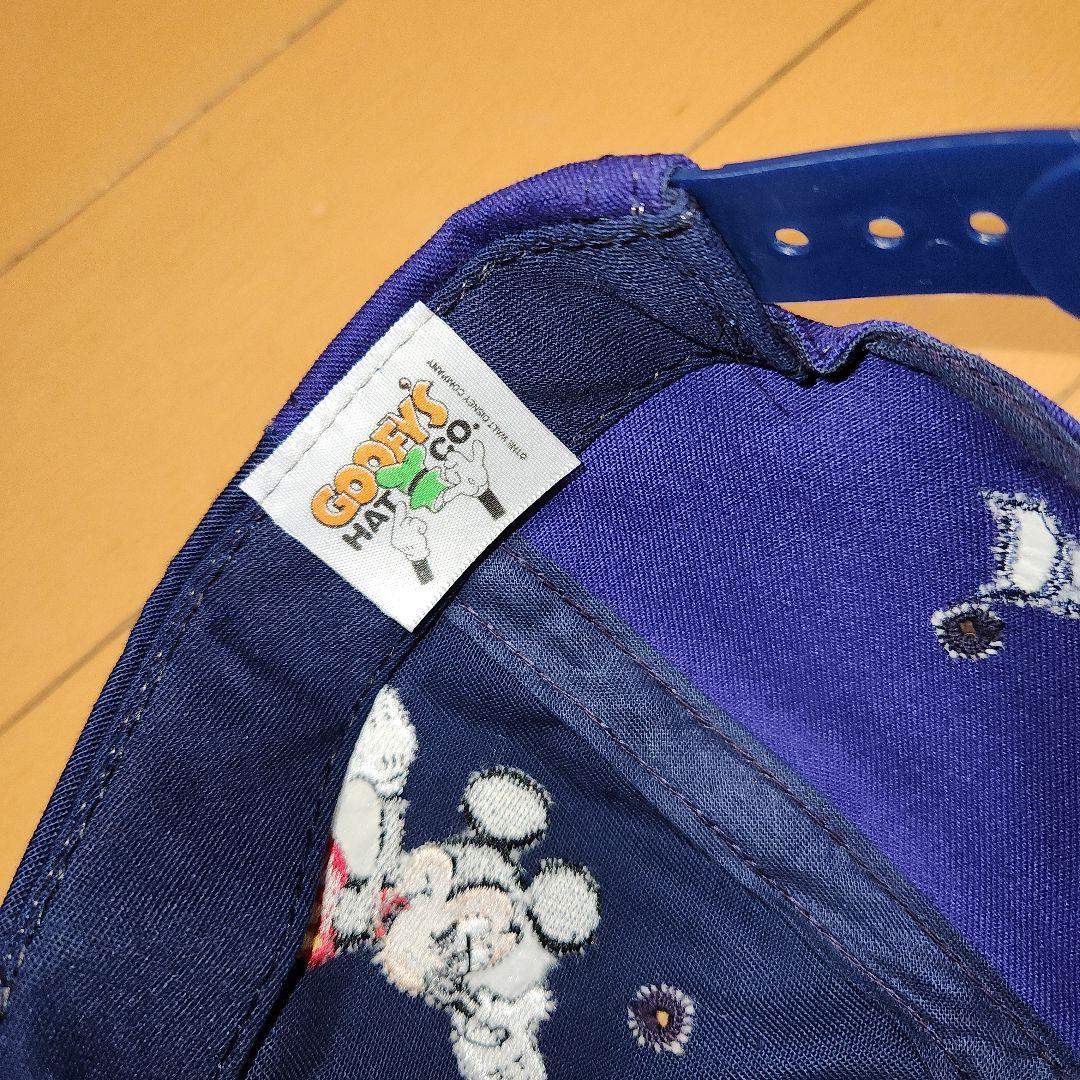 激レア 90s USA製 ディズニー ミッキー キャップ ツートン ビンテージ