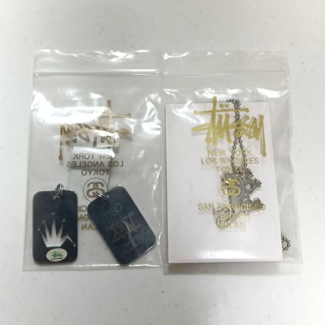 old stussy 25周年記念アイテム ラットロゴ ドッグタグ ネックレス