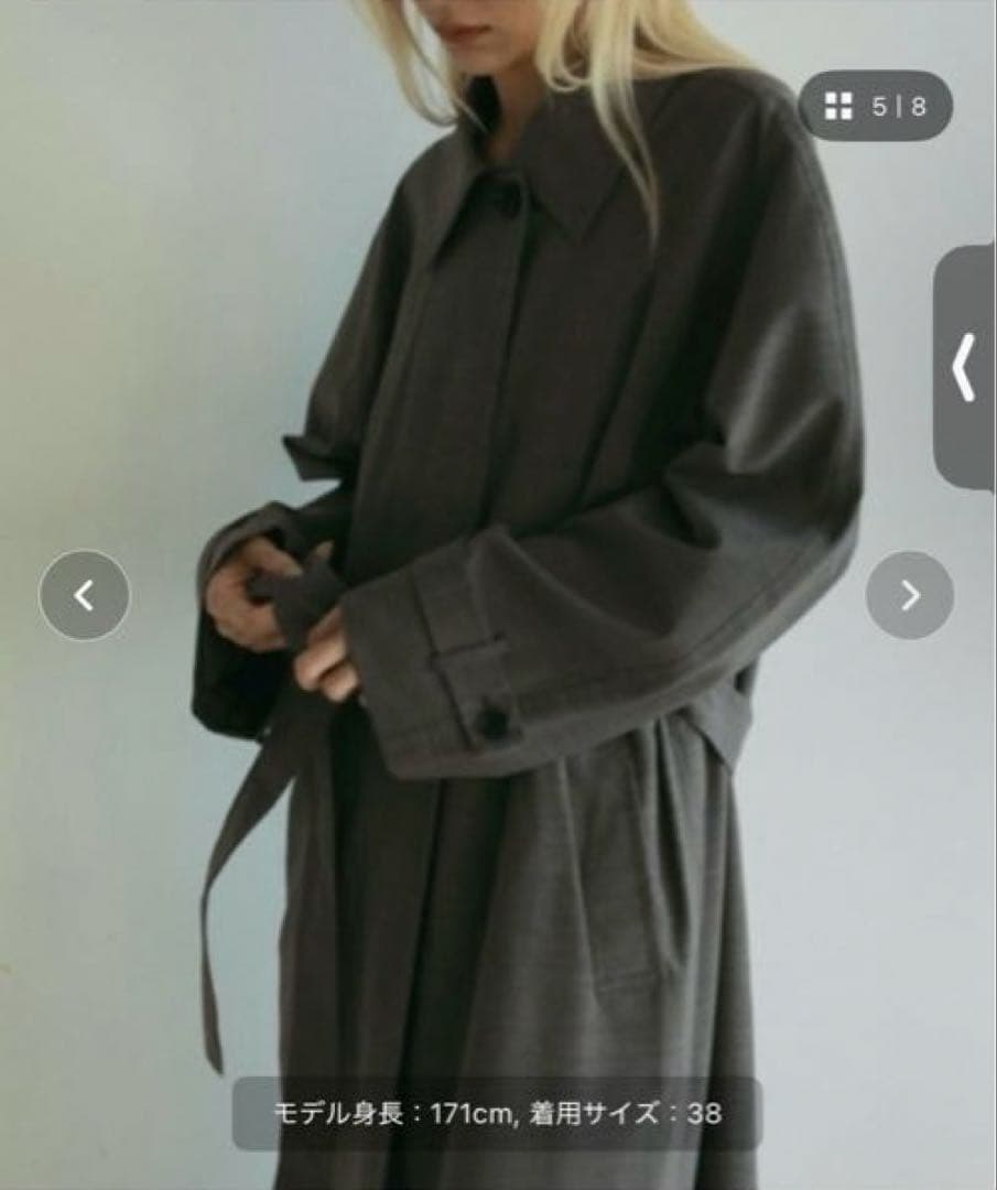 anuke アンヌーク　Soutiencollar Raglan Coat