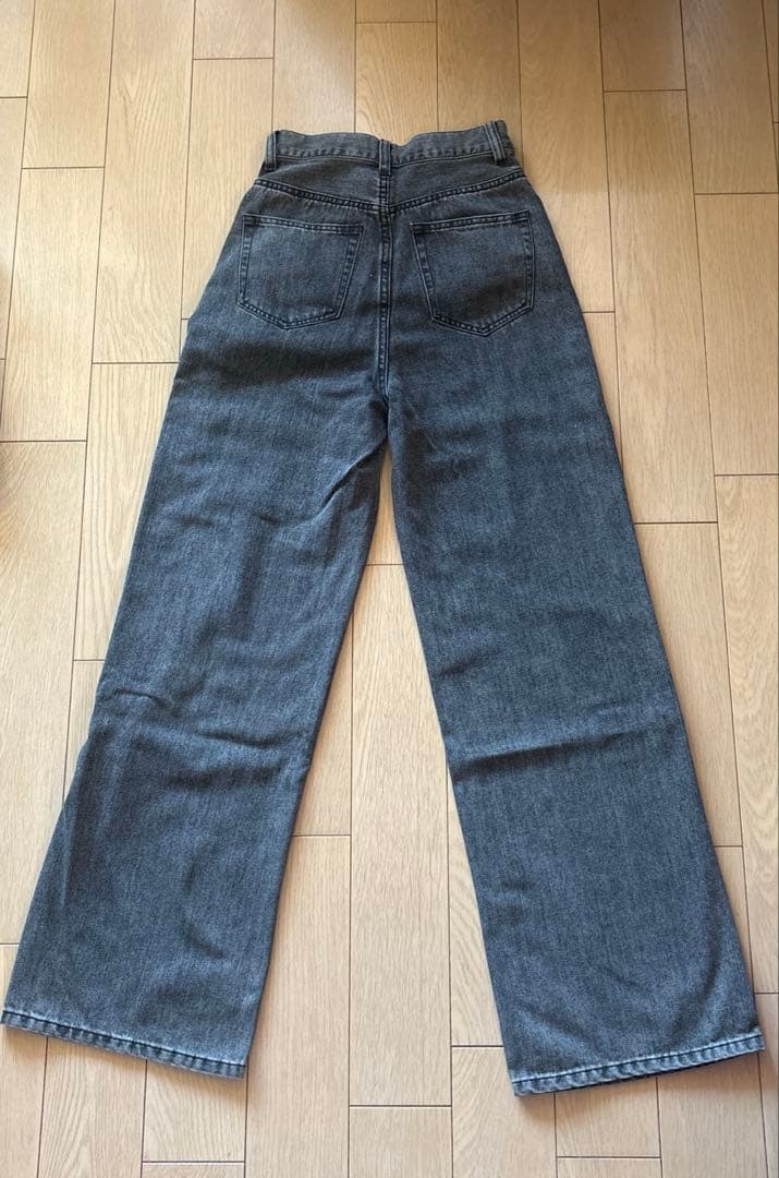 TWWデニム 2(g+c) 骨格ウェーブ xxs/s アッシュグレー
