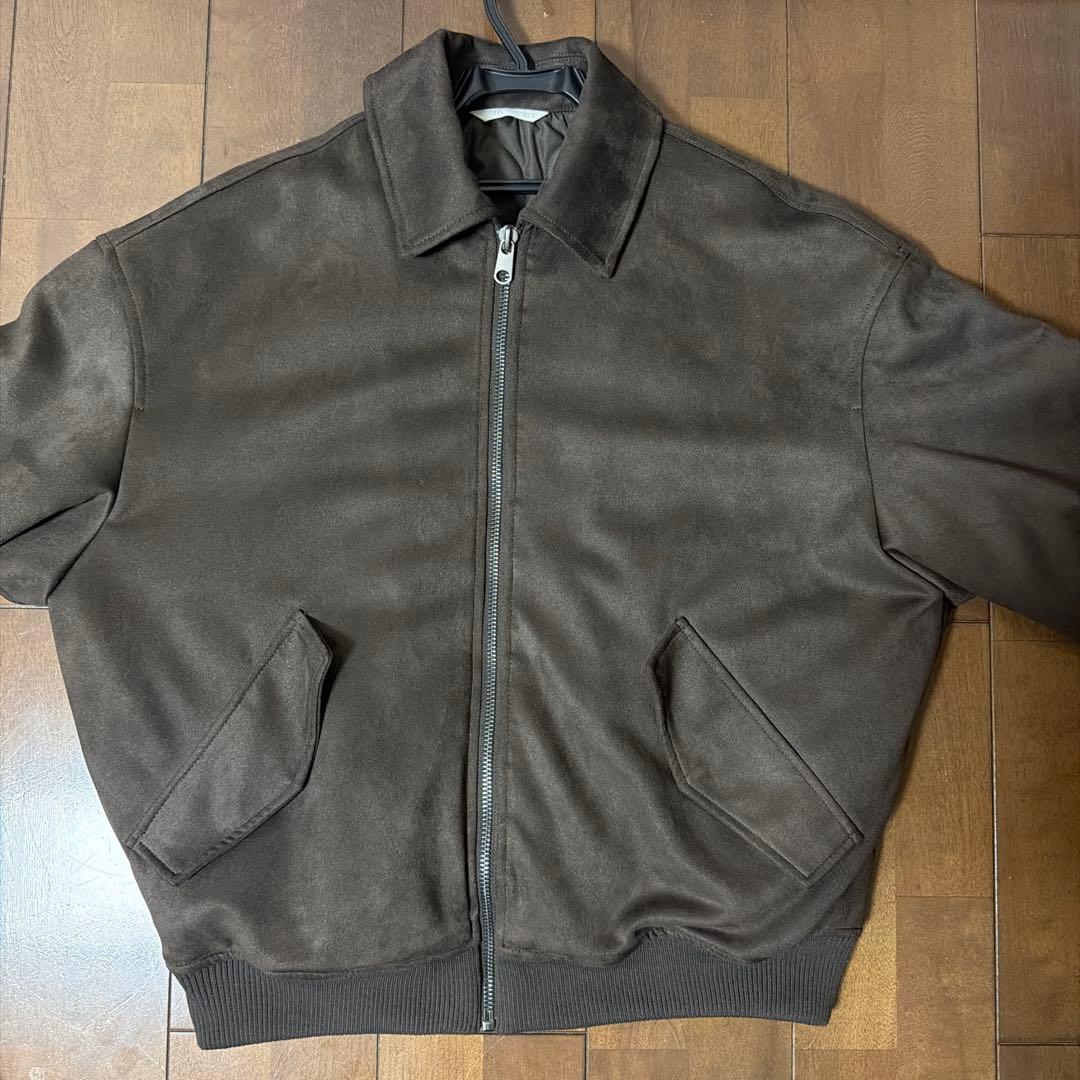 ZARA フェイクスエード キルティングジャケット　Mサイズ