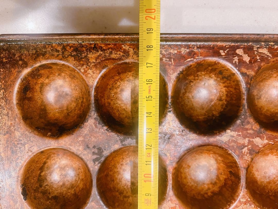 銅板製 たこ焼き器 20穴、