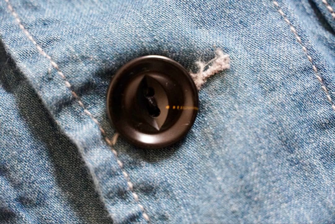 【ガッキー】新品未使用品 RRL インディゴ デニム ベスト Lサイズ