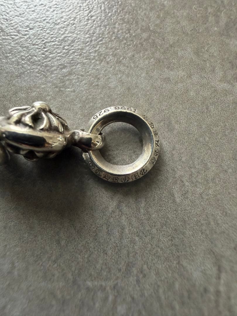 CHROME HEARTS ワンボール タイニークロス　16インチロールチェーン
