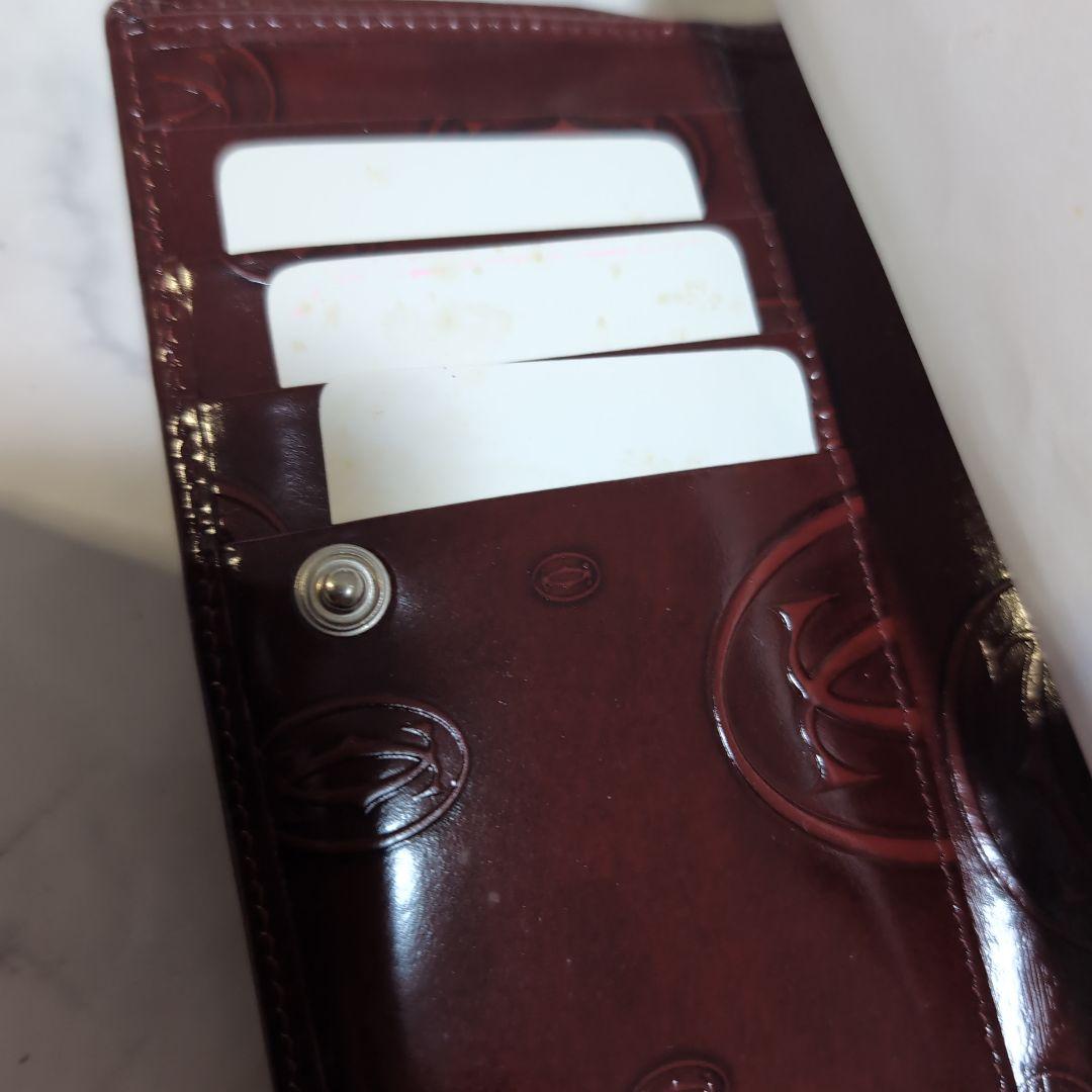 未使用訳あり品 Cartier カルティエ ハッピーバースデー 二つ折り財布