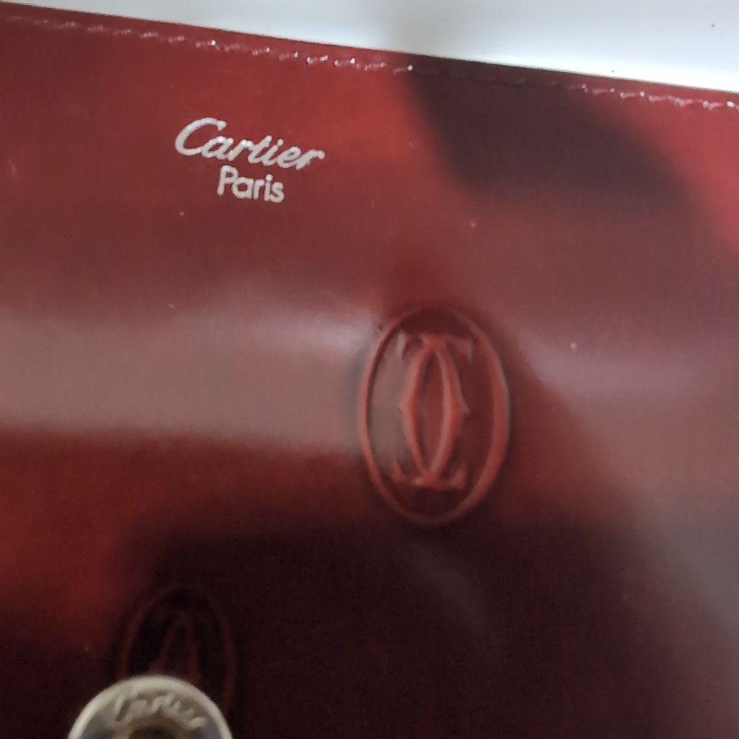未使用訳あり品 Cartier カルティエ ハッピーバースデー 二つ折り財布