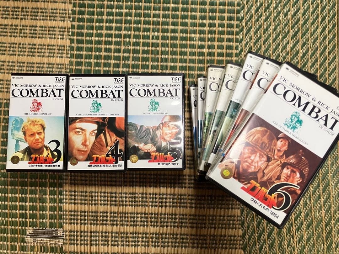 戦争映画　コンバット　ビデオ　VHS テープ