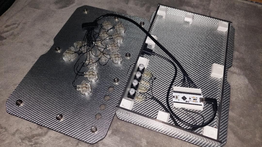 punkworkshop MINI BOX CARBON レイアウトBレバーレス