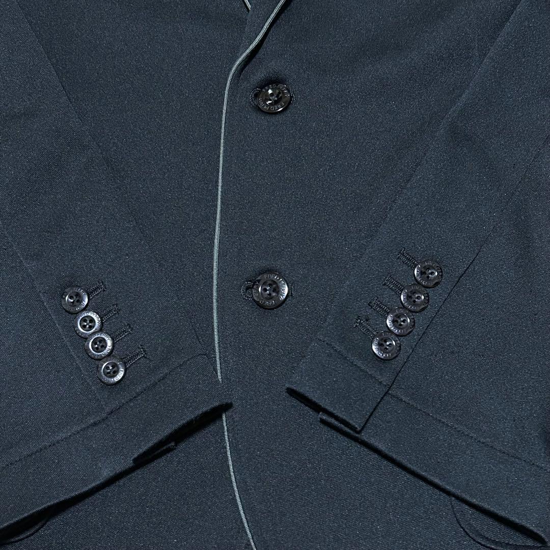 FRED PERRY テーラードジャケット ジャージ生地 ストレッチ素材 洗える