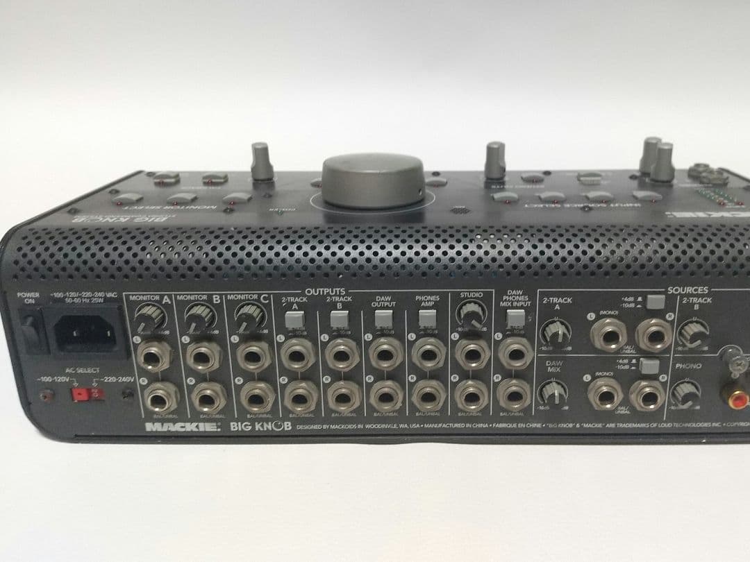 MACKIE BIG KNOB スタジオモニターコントローラー