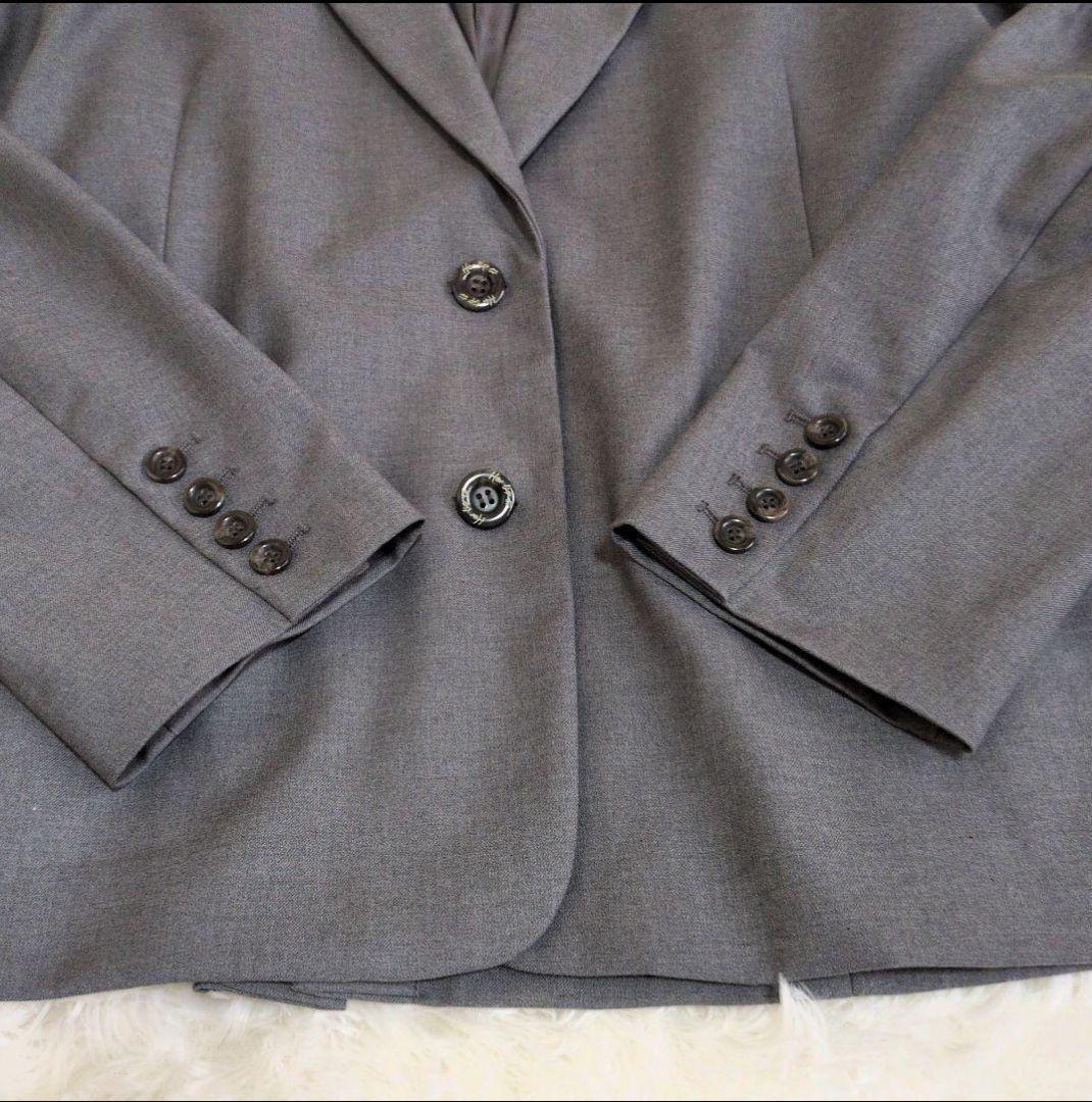 ハーリップトゥ Twill Oversized Jacket グレー ジャケット
