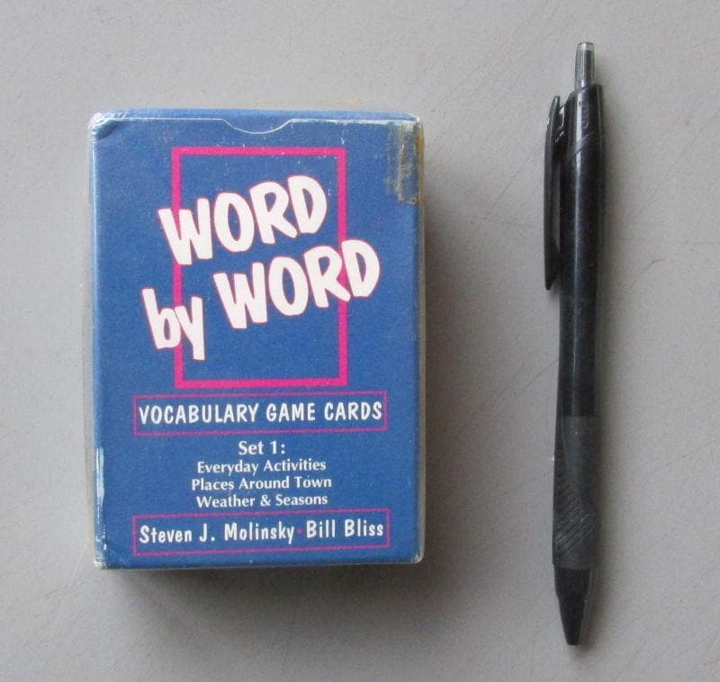 WORD by WORD PICTURE DICTIONARY ゲームカード