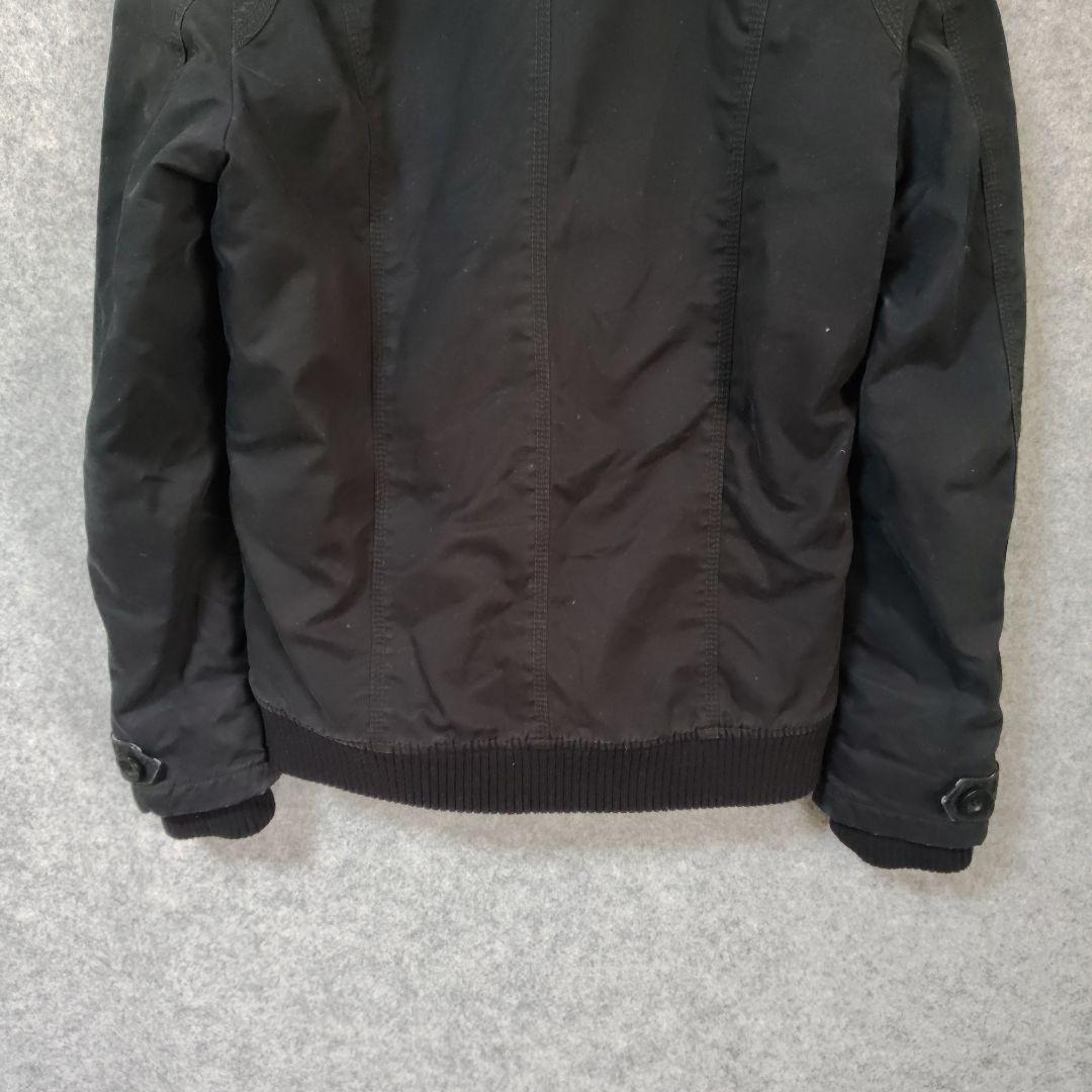 BURBERRY BLACK LABELブラック ナイロンジャケット ファーなし
