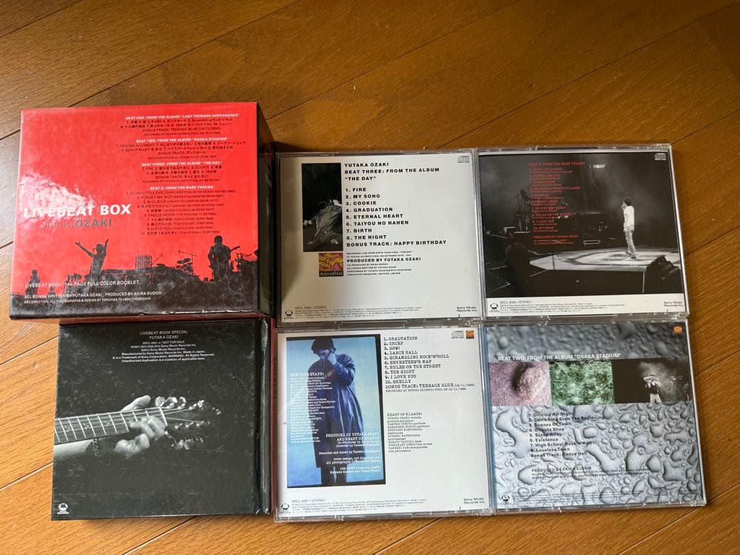 尾崎豊　Yutaka Ozaki LIVEBEAT BOX セット