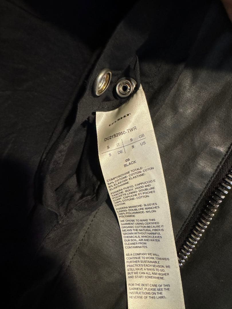 ジャケット・アウター Rick Owens JUMBO FISHTAIL DRKSHDW 21SS