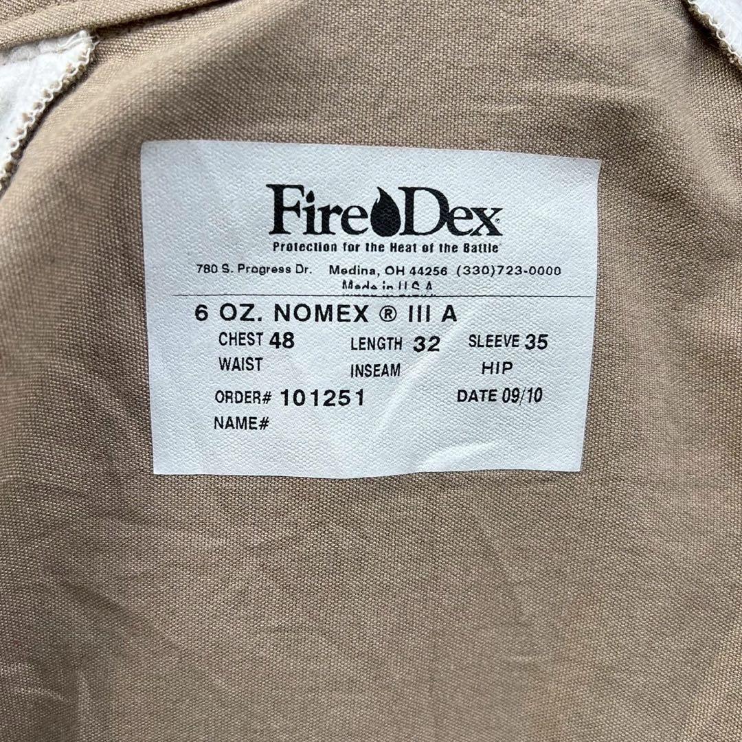 元*食様 00s USA製 Fire-Dex ファイヤーマンジャケット XL ベ