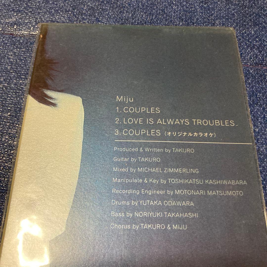 Miju couples GLAY TAKURO 8センチ8cmシングルcd