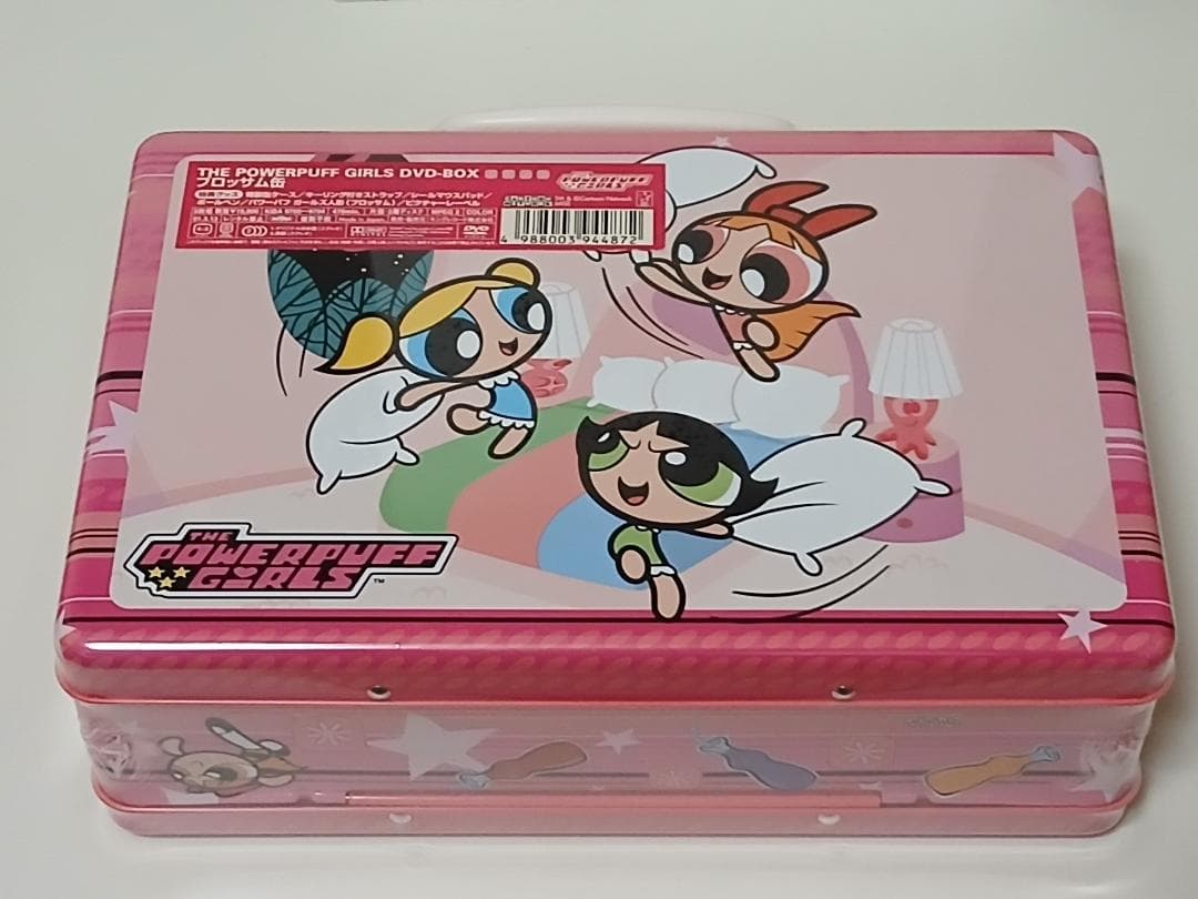 パワーパフ・ガールズ　ＤＶＤ－ＢＯＸ　ブロッサム缶(中身未開封)