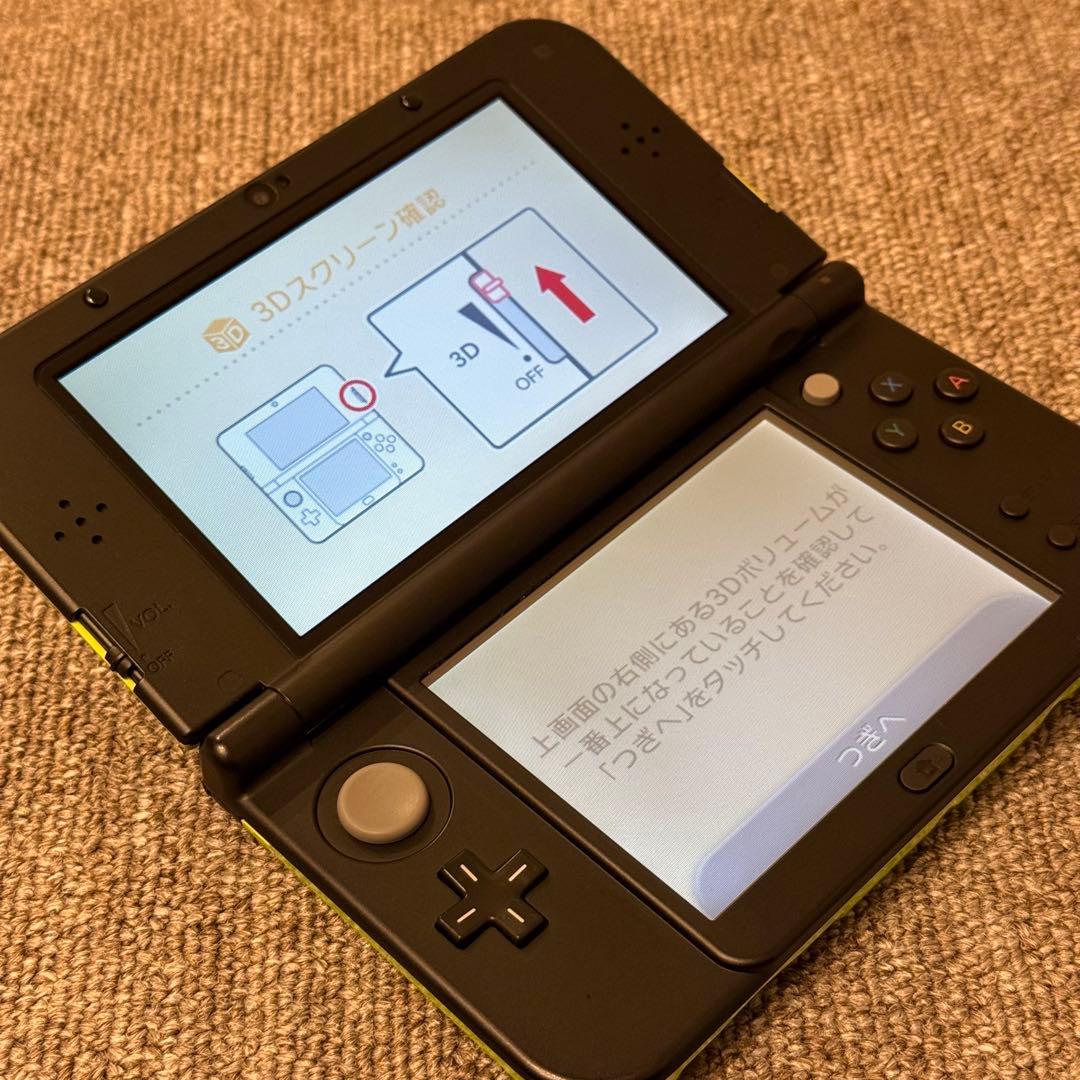 Newニンテンドー3DS LL ライム×ブラック