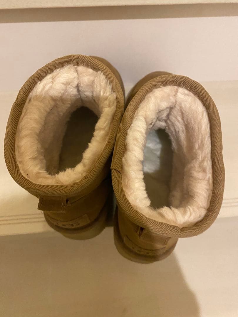 UGGブラウン 厚底 ムートンブーツ