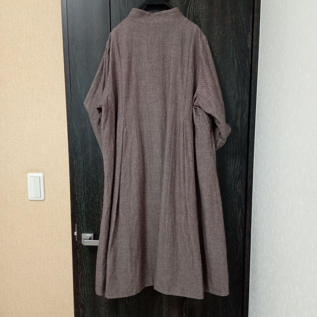 お値下げしました。美品です。コットンハウスAyaバンドカラータックコート