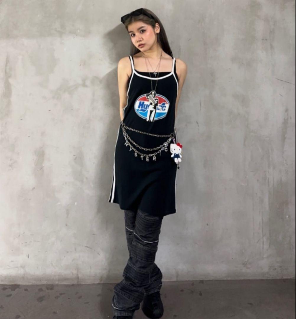 HYSTERIC GLAMOUR ヒスガール キャミソール タンクトップ 黒