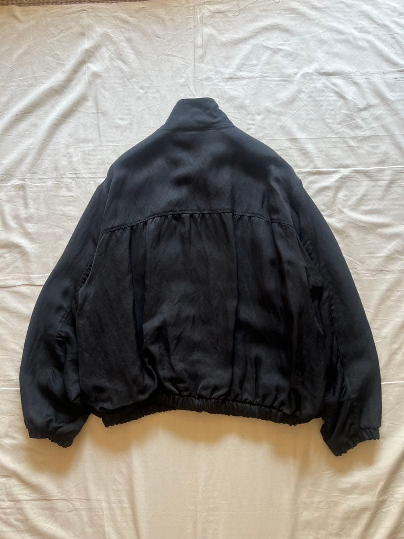 ジャケット・アウター ssstein TWILL SHIRRED LIGHT ZIP JACKET