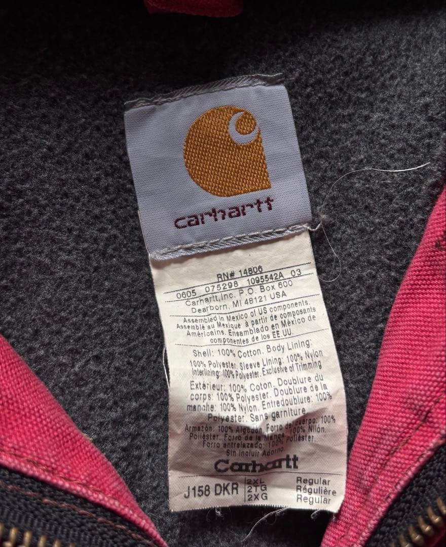 ム*店様 【レアカラー】 Carhartt アクティブジャケット DKR RBY
