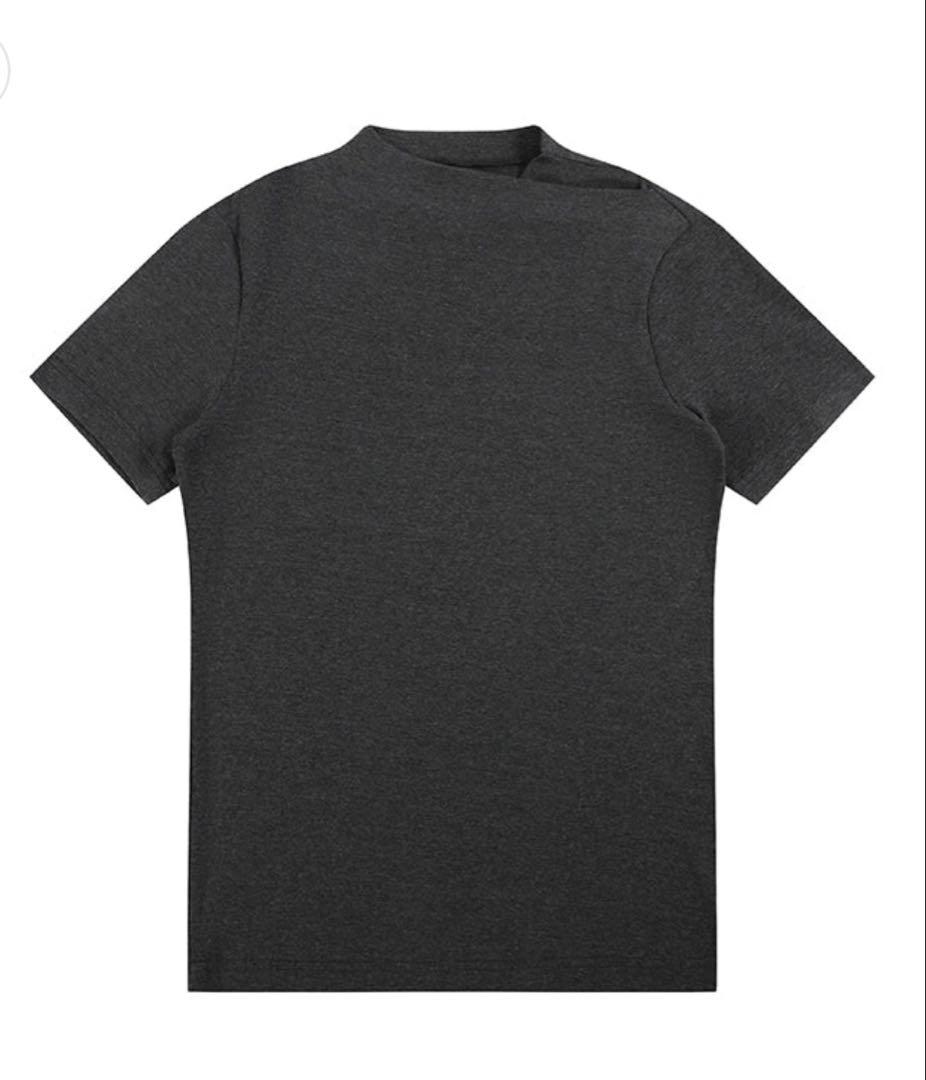 トップス Jump neck knit T-shirt