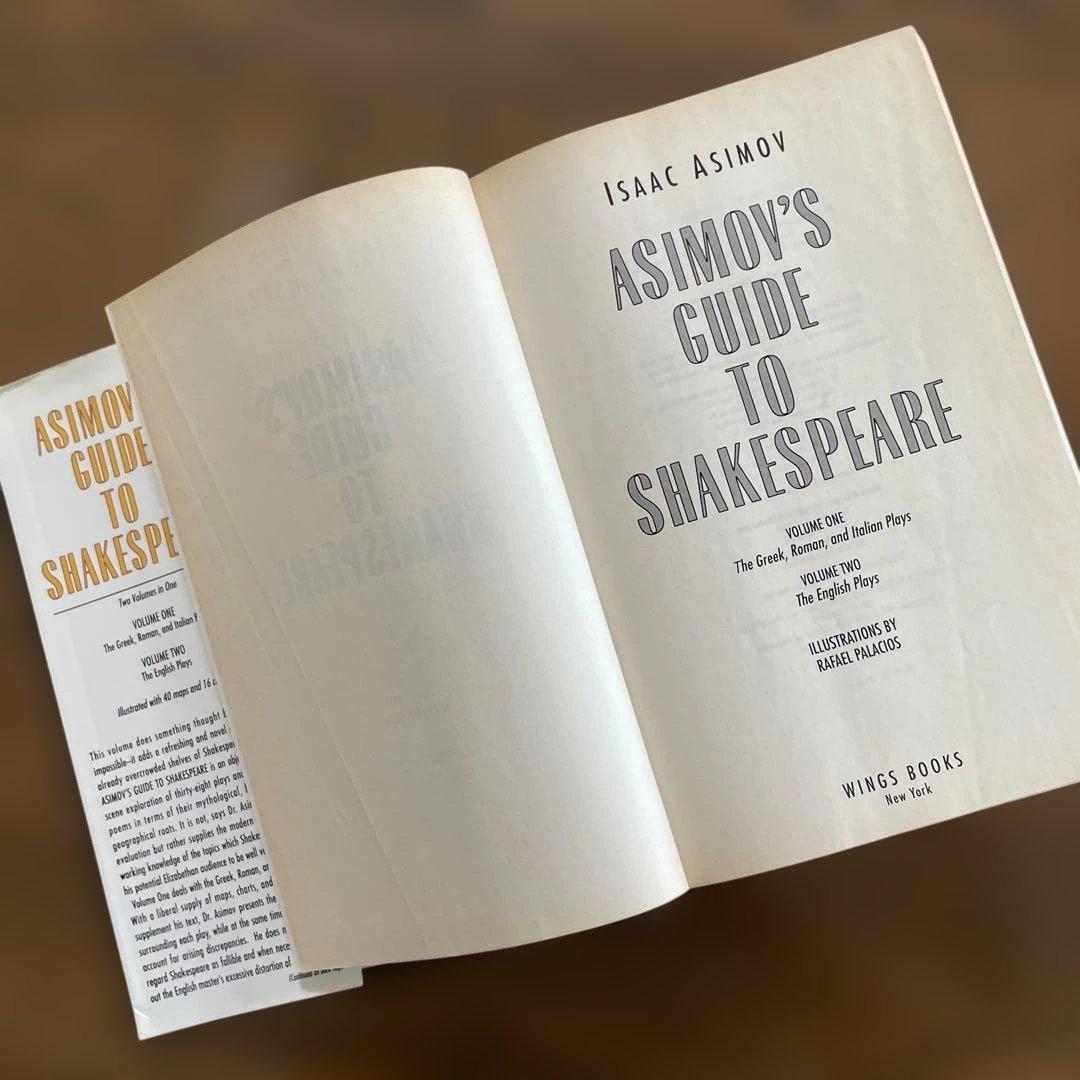 洋書 Asimov's Guide to Shakespeare