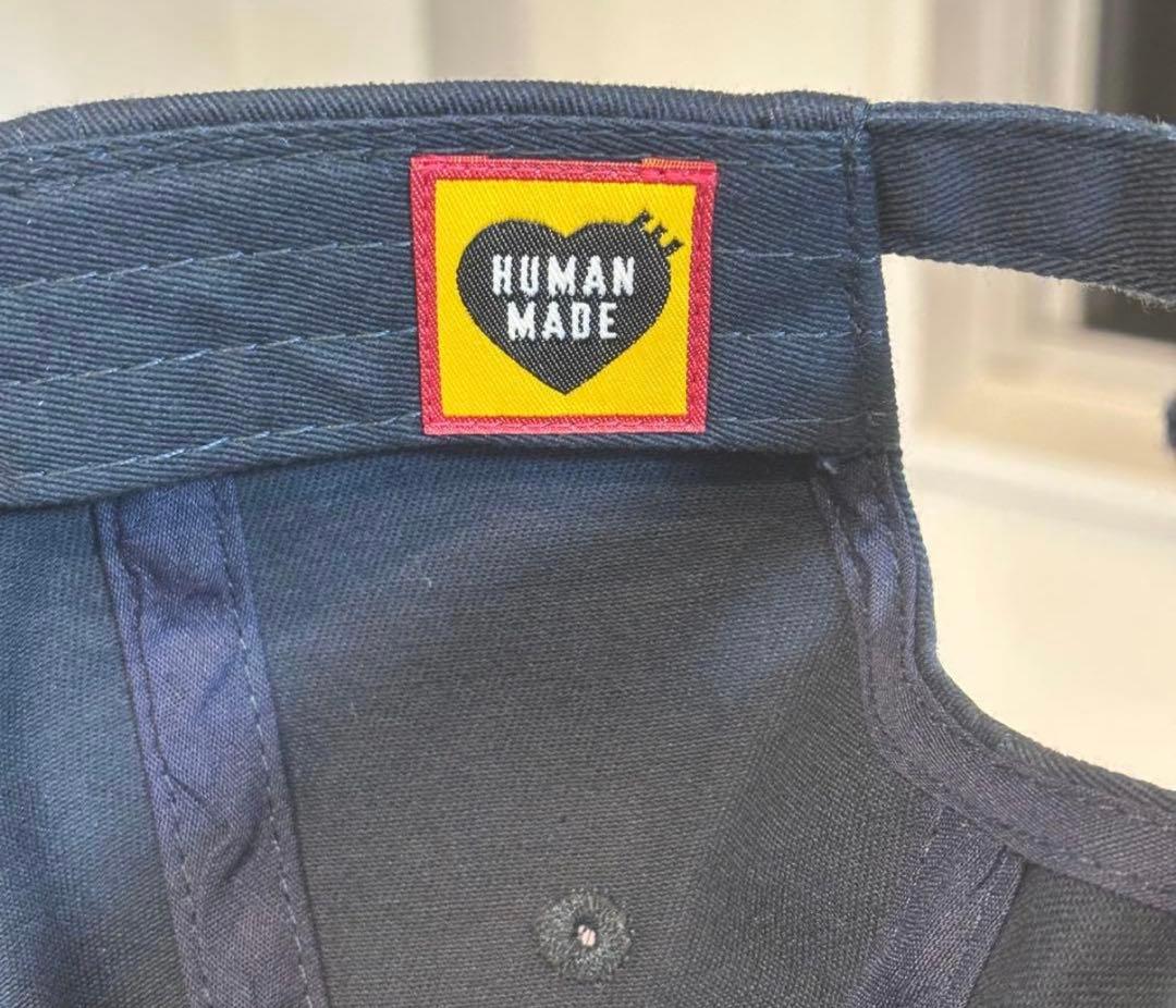 HUMAN MADE 6 PANEL CAP 帽子 ネイビー