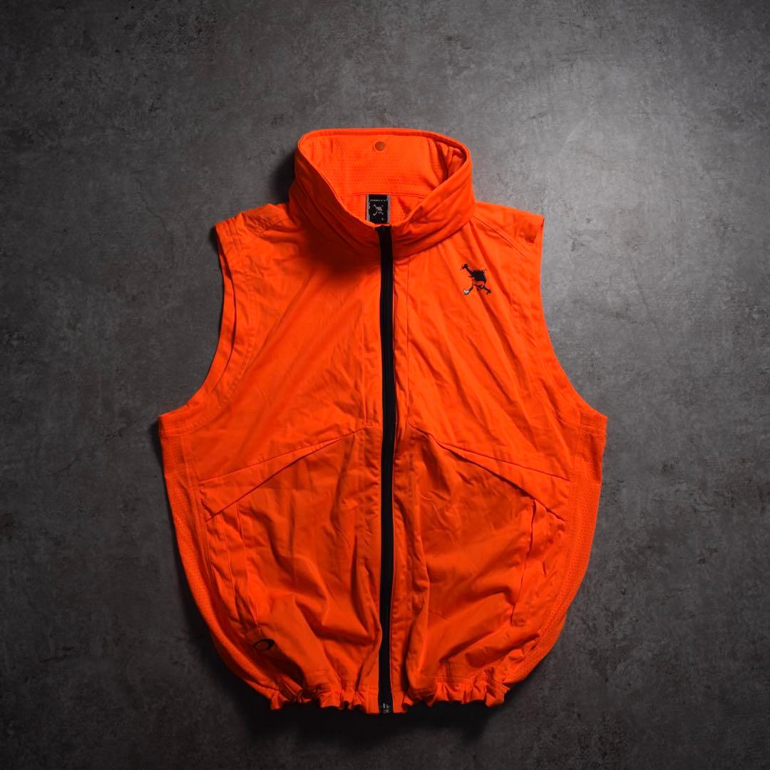 archive OAKLEY ナイロンベスト スカル ドローコード y2k