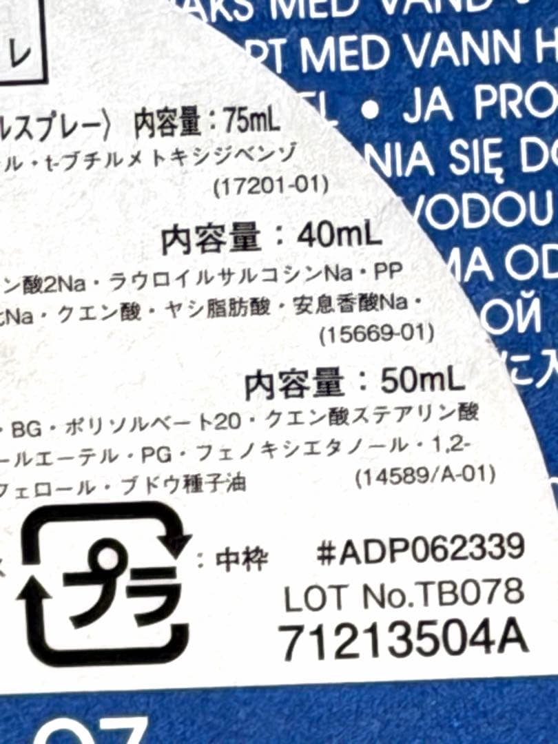アクアディパルマ　フィーコ　コフレセット　フレグランス　オーデトワレ75ml
