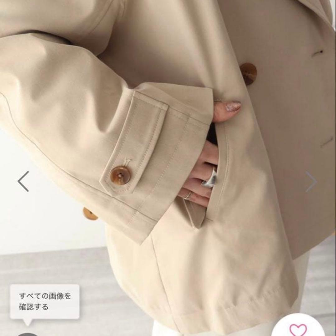 新品タグ付き　アメリカンホリック ショートトレンチコート　春　人気カラー　L