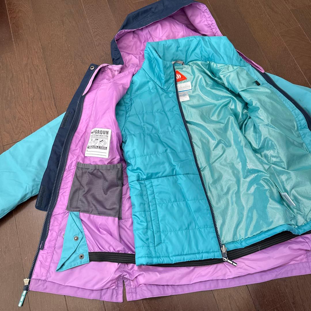 Columbia スキーウェア 子ども用 青紫