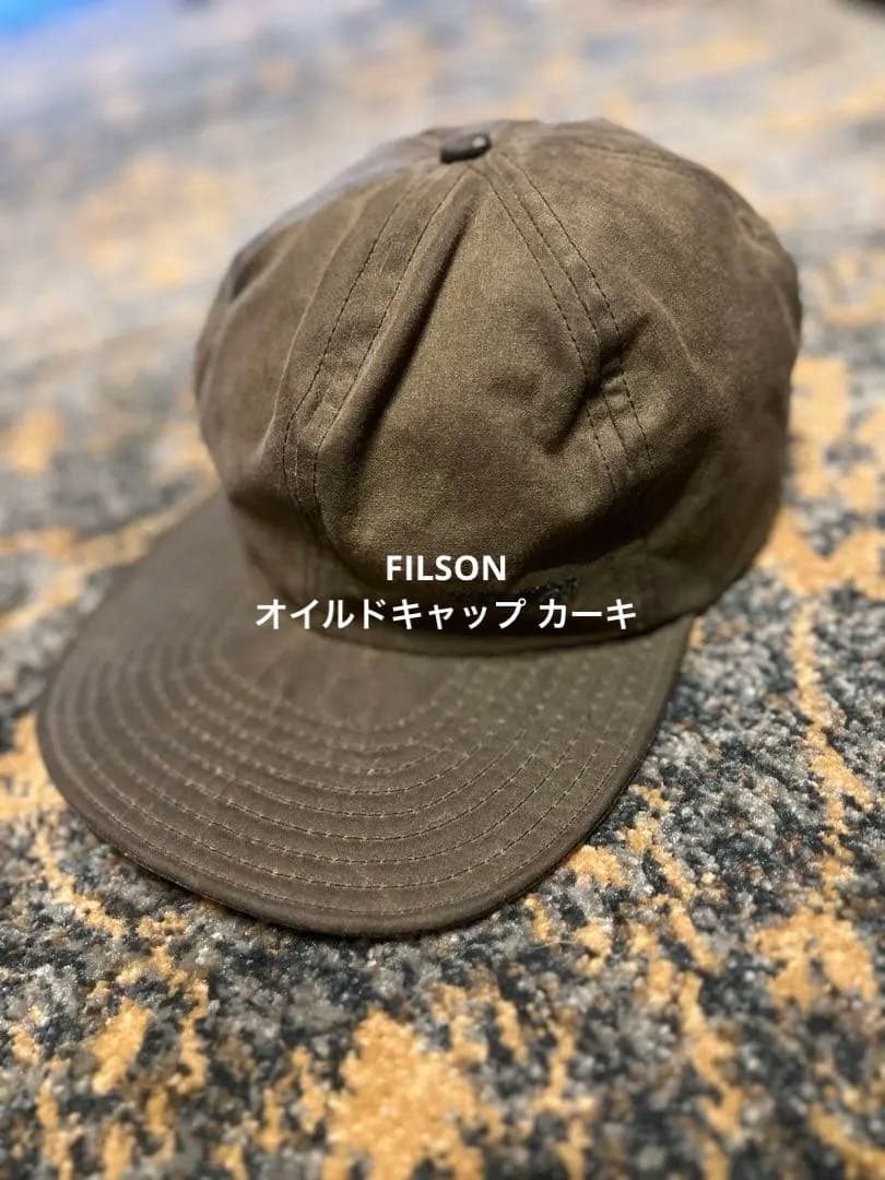 FILSON/オイルドコットン/キャップ/