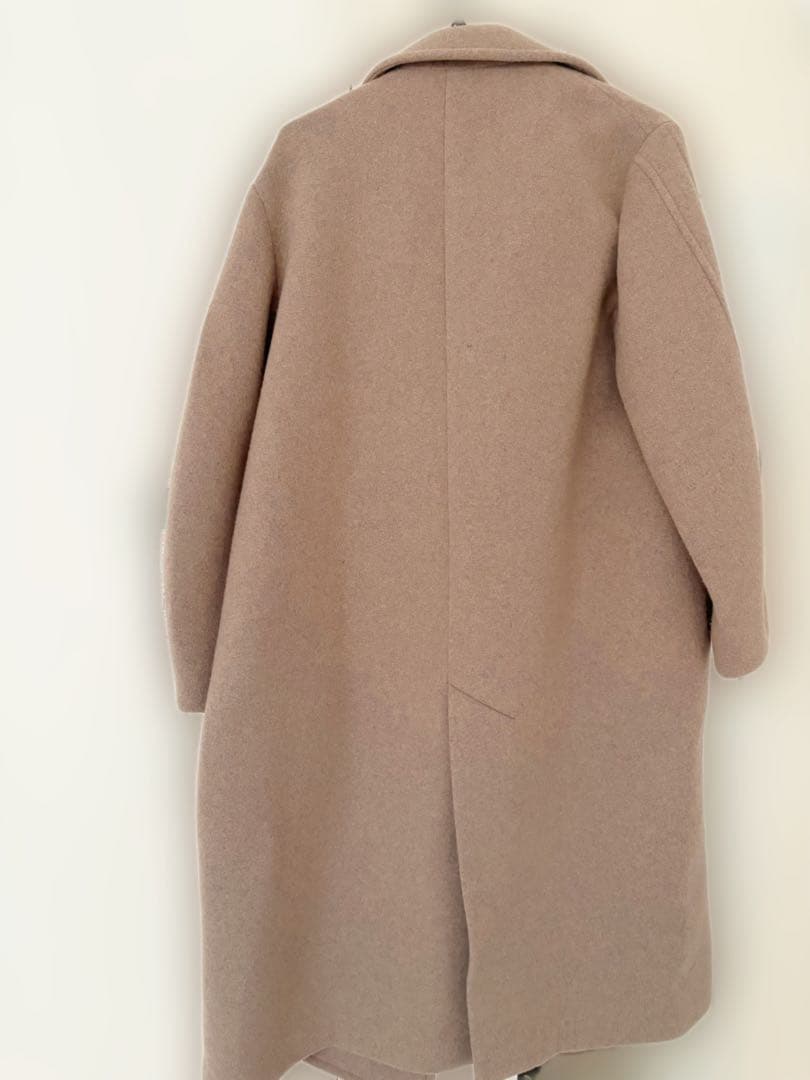極美品✨アダムエロペ 24AW ウールボンディングロングコート