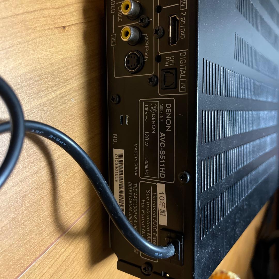 DENON AVC-511HD AVアンプ 本体+リモコン
