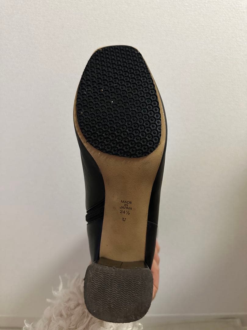 ダイアナ ブラックロングブーツ 24.5cm