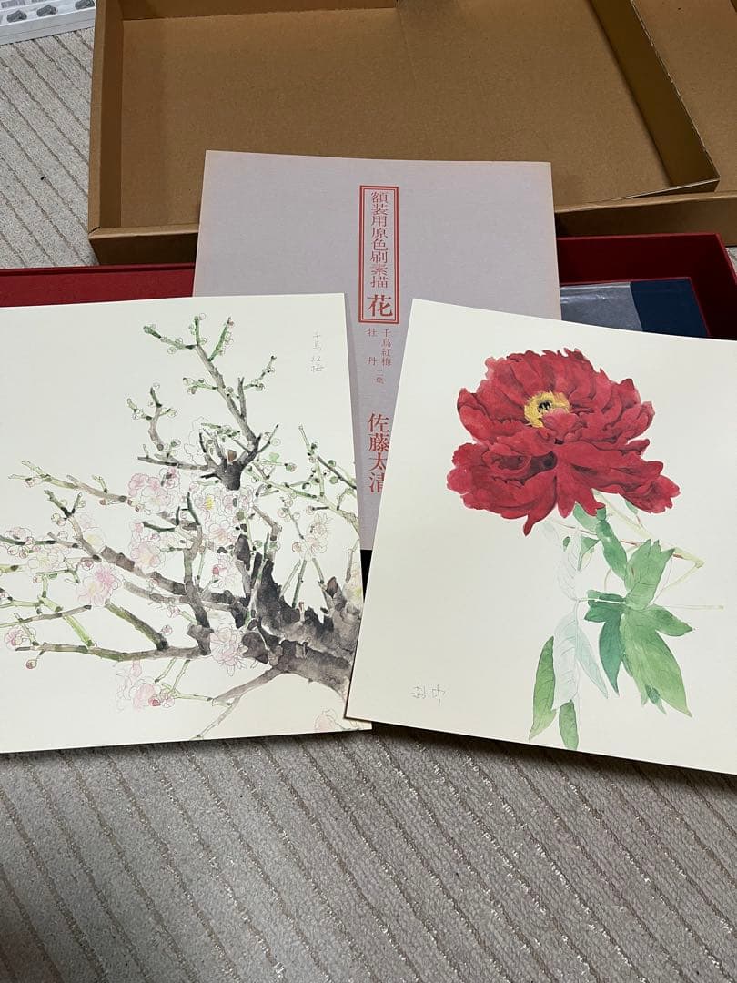 佐藤太清　画集　高級本　リトグラフ付き