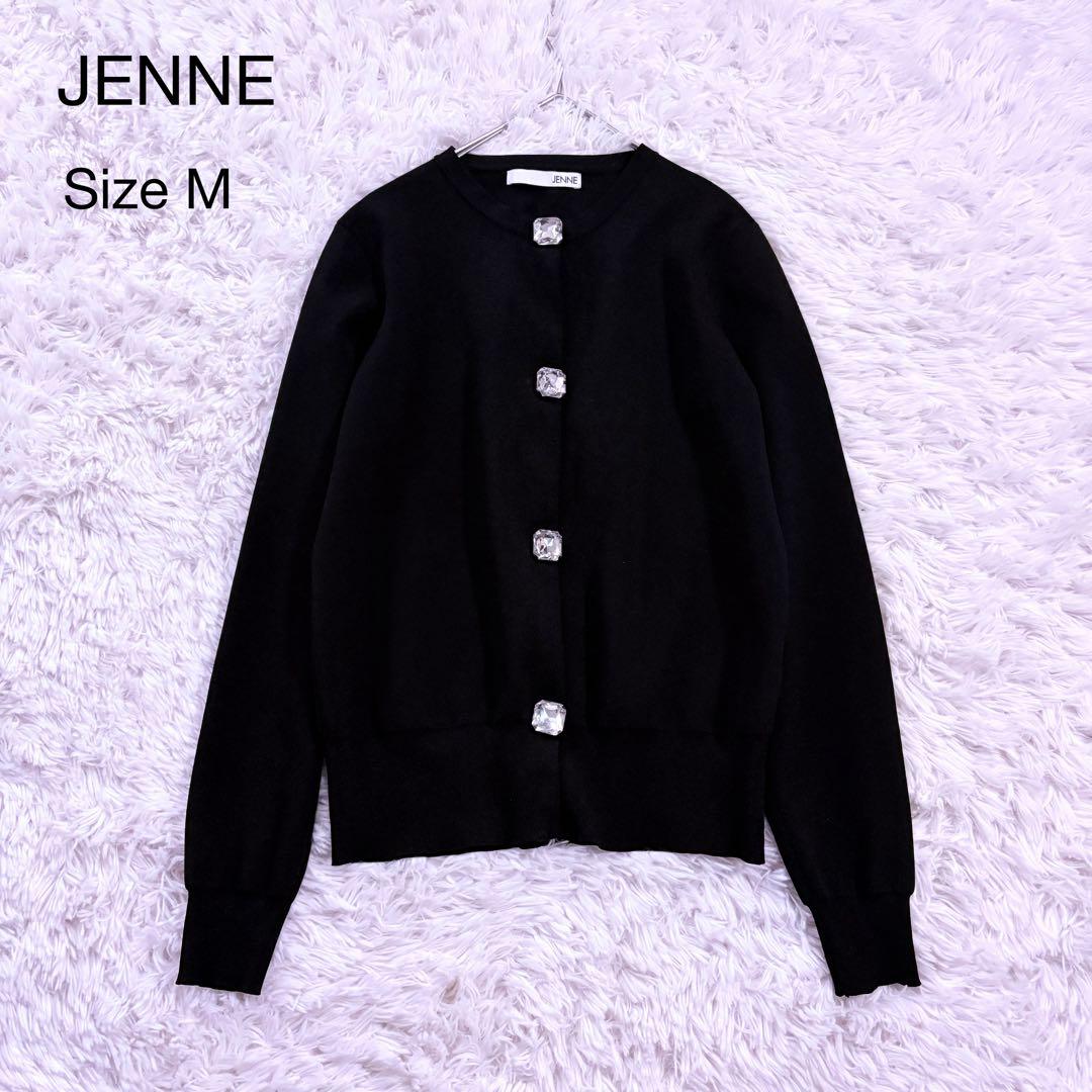 6264 完売品★ジェンヌ リッチビジュー ニット カーディガン M