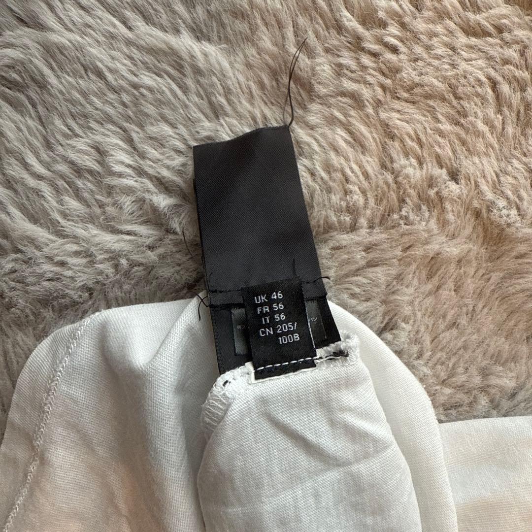 AMIRI ホワイト Tシャツ バックプリント UK46