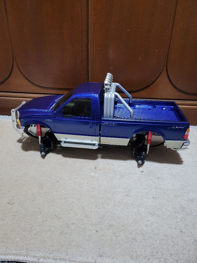 タ*ロ様 タミヤRC フォードF350 ハイリフト電動RCカー　プロポメカ付