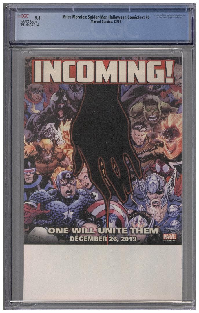 アメコミリーフ　Miles Morales:Spider-Man CGC 9.8