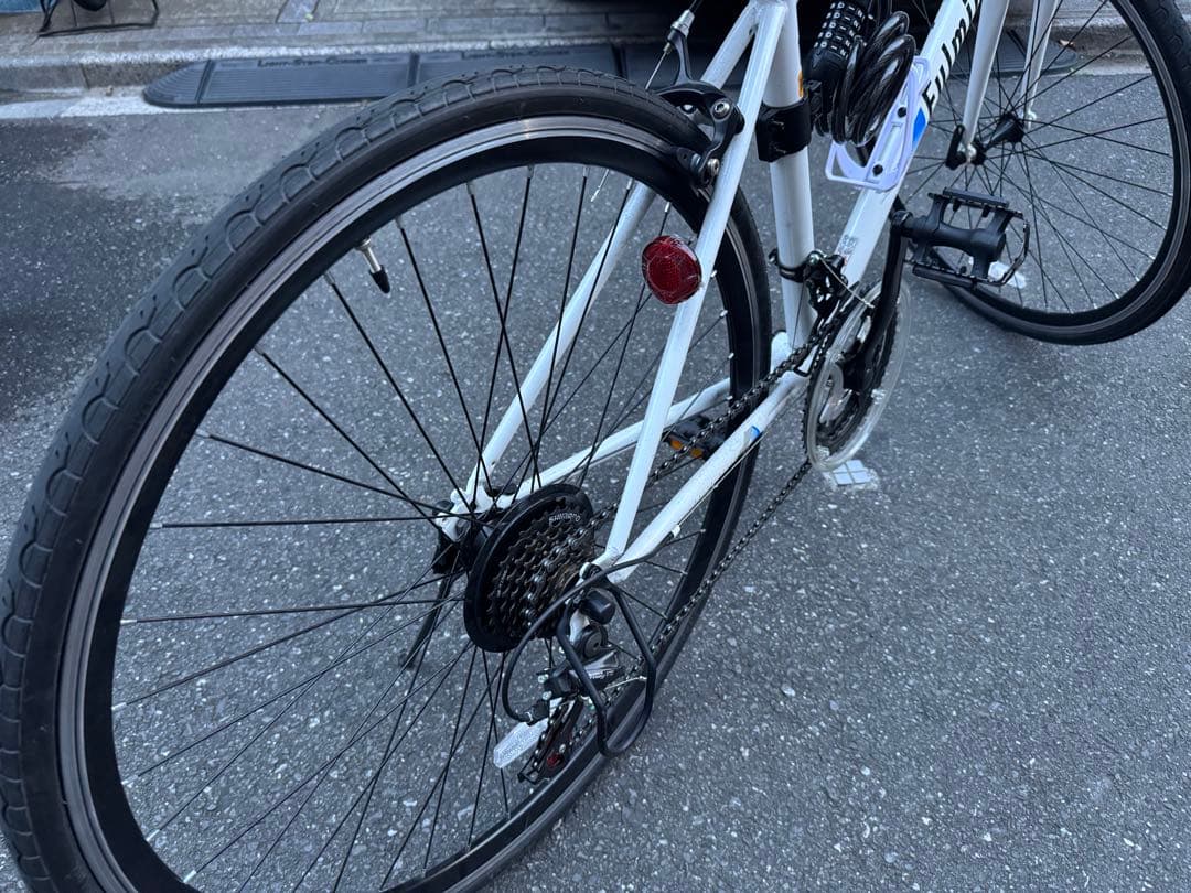 ホワイト ロードバイク 26インチ自転車