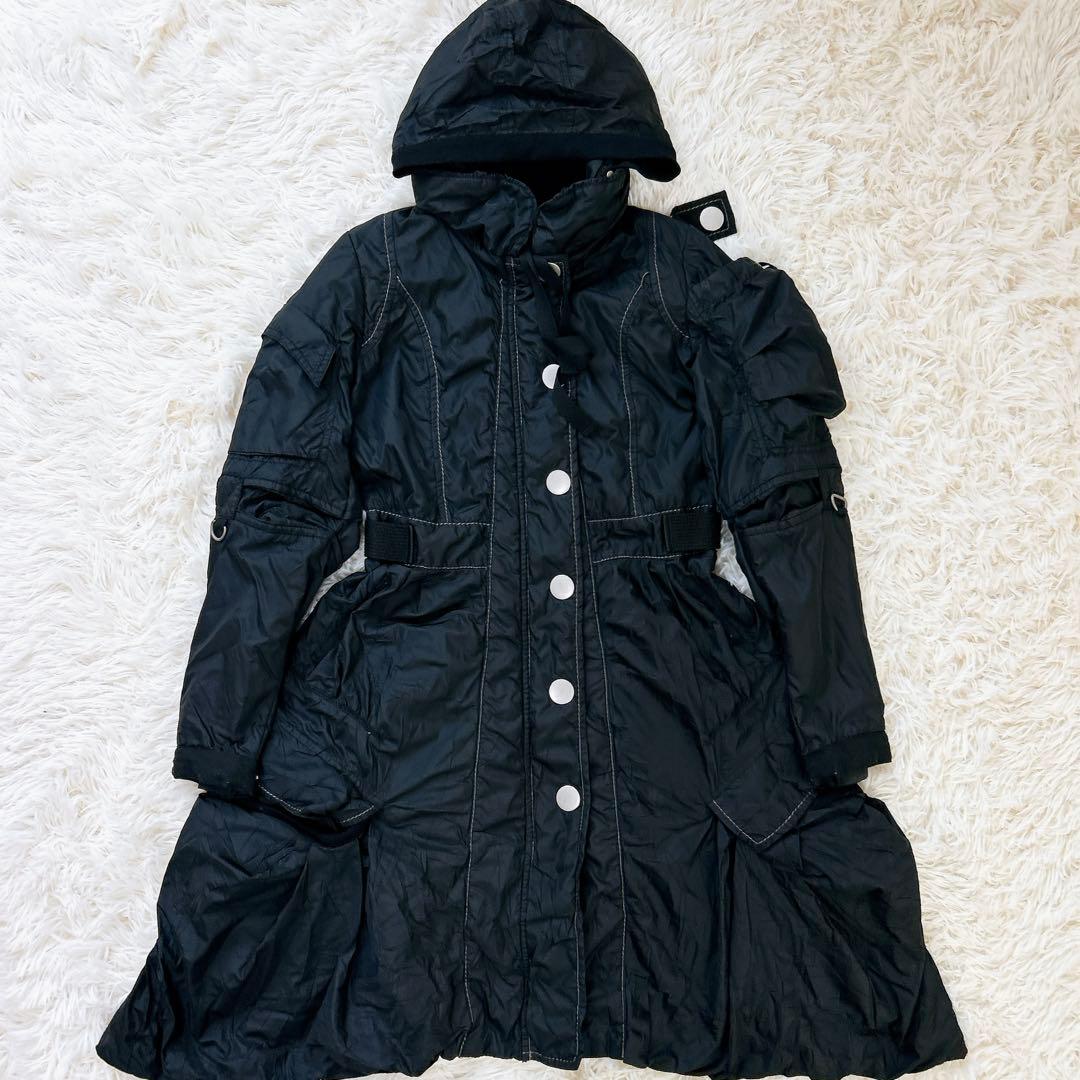 00s archives y2k ジルボー　 パラシュートギミックコート　シワ