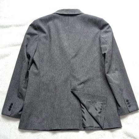 【極美品】UNIQLO ダブルジャケット XL グレー テーラードジャケット