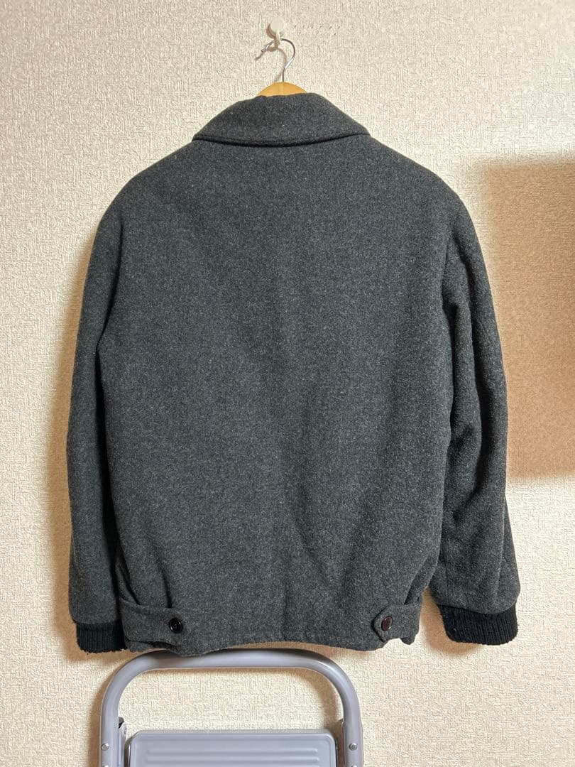 90s アニエスベーオム　中綿ジャケット　ブルゾン　ウール